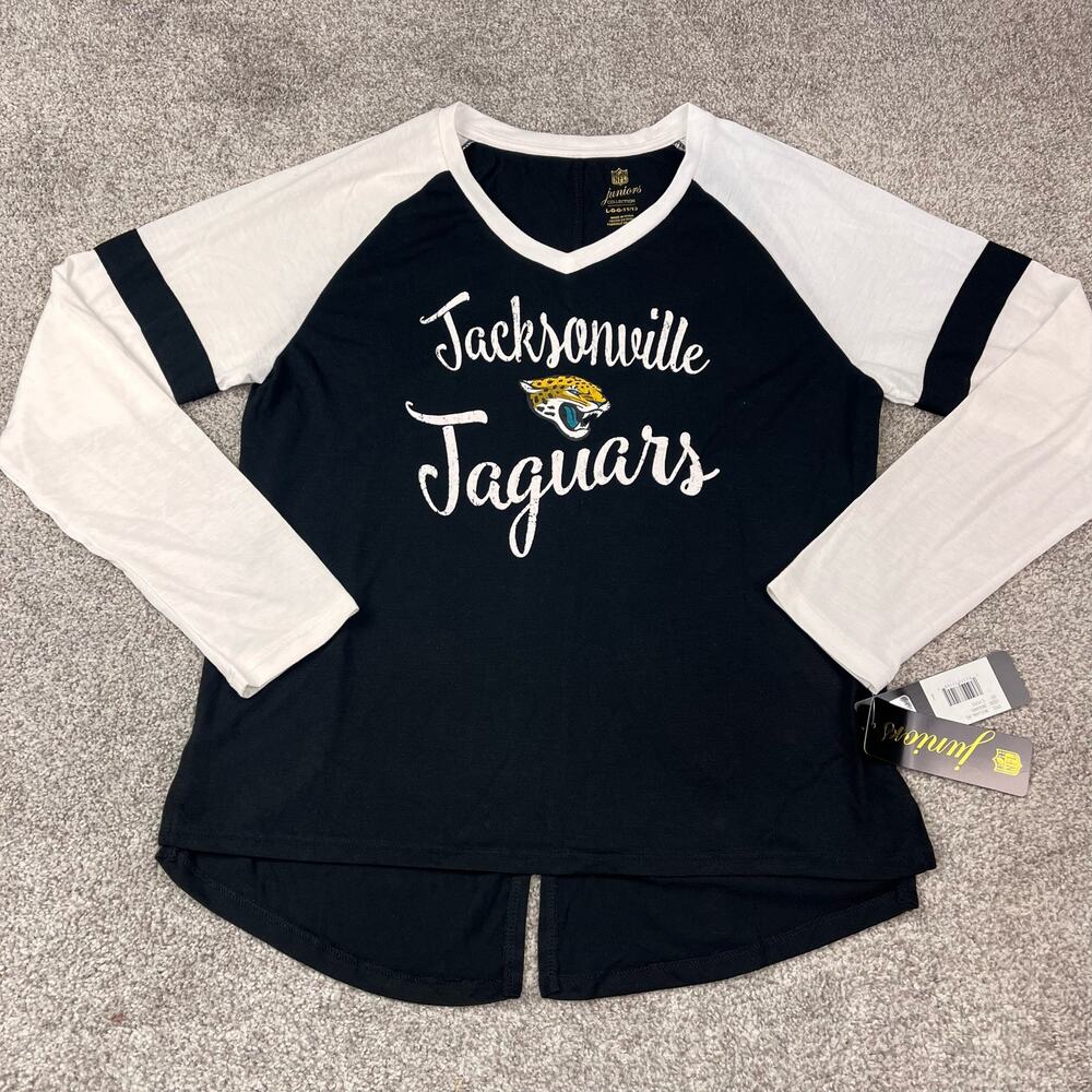 New! NFL Juniors Jacksonville Jaguars long sleeve shirt size 11/13